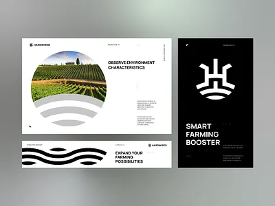 Smart farming layouts agriculture automation banner design bold design branding clean design environment graphic design layout design minimalism mrr mrr design poster design robotics smart farming visual identity