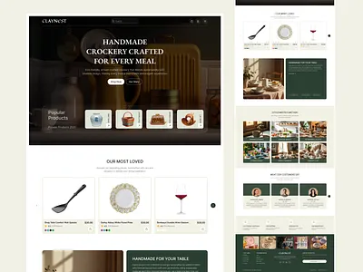 Shopify Handmade Crockery Website bigcommerce ecommerce ecommerce website landing page shopify shopify ecommerce store shopify expert shopify store shopify website shopifyredesign shopifyui shopifyux sopify ui ux website wix woocommerces