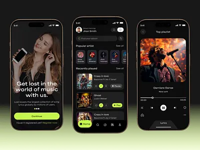 AI-Music Streaming Mobile App Design android mobile app app app design application concept hire ui ux designer ios material design mobile mobile app mobile design mobile ui design musciapp music music app music player music streaming playlist streaming app ui mobile