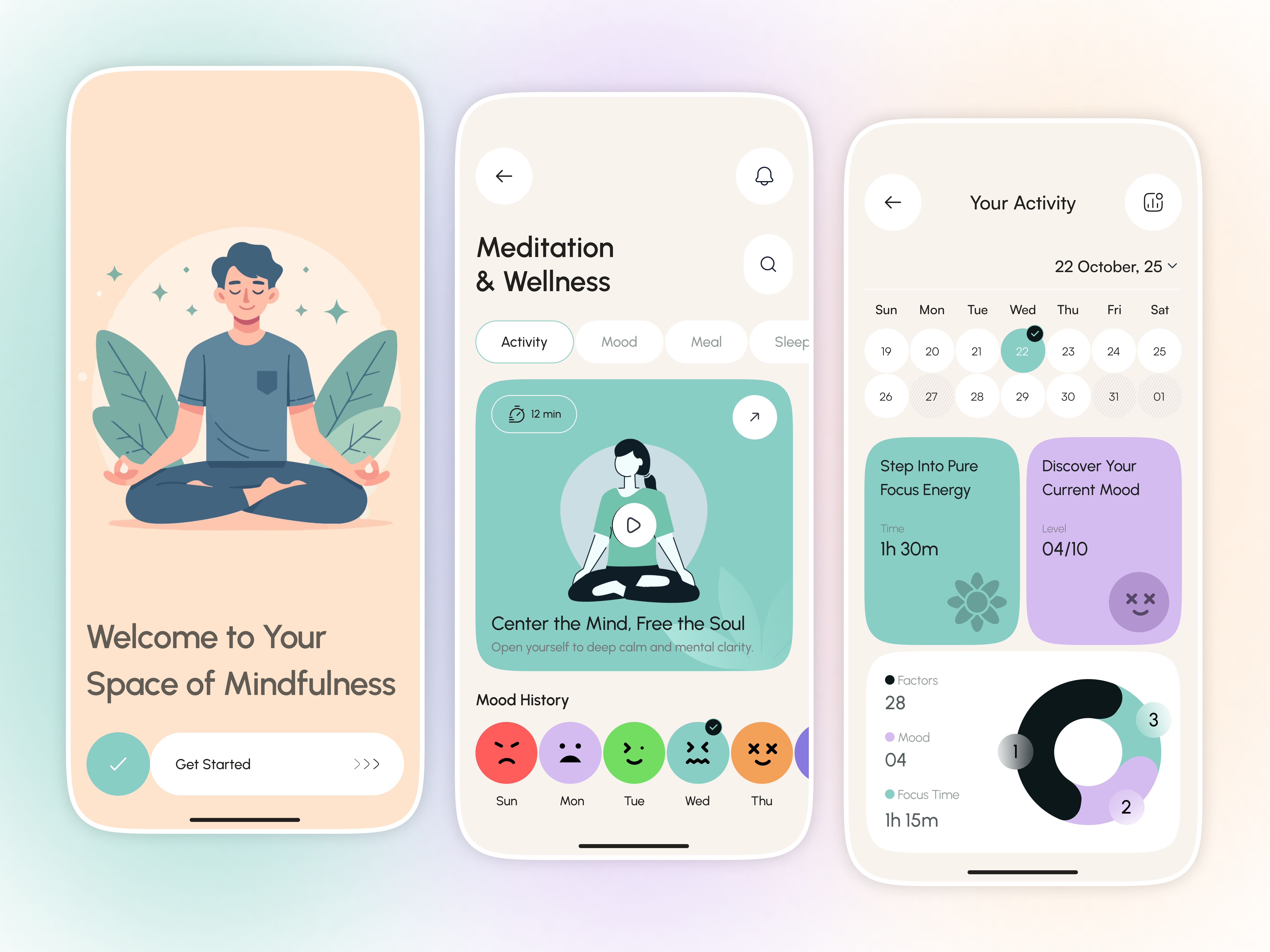 Meditation & Wellness Mobile App by Sheikh Elias on Dribbble