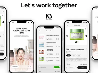 Skincare E-commerce App UI Concept