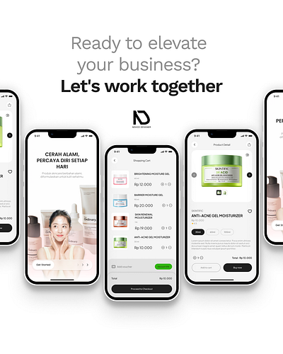 Skincare E-commerce App UI Concept