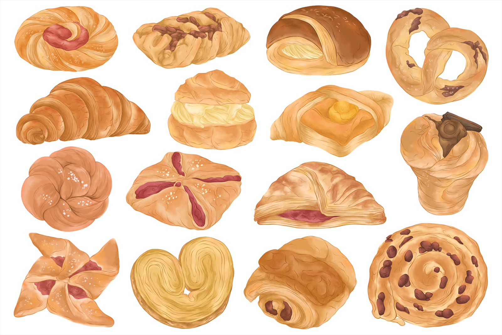 ペストリー水彩セット