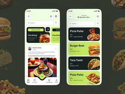 Restaurant Finder App UI 2025 design trend app design booking app design delivery app ecommerce app design fast food app design food app design food app interface food delivery food delivery app food delivery app design food order ios app design meal app ui mobile app restaurant restaurant app design restaurant delivery ui design restaurants