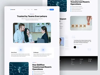 AI Landing Page - customers ai ai landing page ai tool ui ai websitte design interface minimal modern modern saas design saas software website design sotware ui web design web site webdesign website
