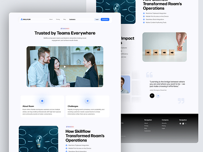 AI Landing Page - customers ai ai landing page ai tool ui ai websitte design interface minimal modern modern saas design saas software website design sotware ui web design web site webdesign website