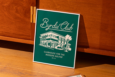 Branding for Byrdie Club - Luxury Golf brand brand dersign brand designer brand identity branding club cursive design designer golf graphic design green illustration logo logo design script typography ui ux vector