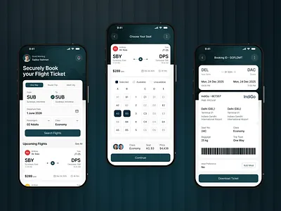 Flight Booking App app concept booking app design figma design figma uiux flight booking flight search light app mobile app design modern app sajibur design ticket booking travel app travel booking ui ui design ux design