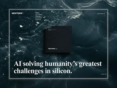 AI Research & Infrastructure Website ai ai landing page ai research ai website cloud futuristic design infrastructure landing page normal computing technology techwebsite uidesign uxdesign web design