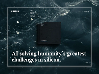 AI Research & Infrastructure Website ai ai landing page ai research ai website cloud futuristic design infrastructure landing page normal computing technology techwebsite uidesign uxdesign web design