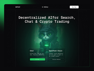 AI-Powered Trading Platform & Decentralized AI ai ai website artificialintelligence chatai crypto landing page crypto trading crypto trading website cryptoexchangeui decentralized ai website decentralizedapp fintechdesign futuristic website futuristicdesign meme meme coin website nextgenui product design trading dashboard web design