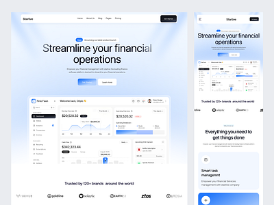 Saas Website Design banking ui finance ux design finance website financial dashboard fintech landing page fintech product page responsive finance ui saas saas homepage design saas landing saas landing page saas landing page design saas platform saas product page saas website saas website design sass product wealth management ui web app design