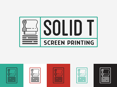 Solid T Logo branding logo