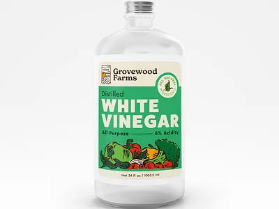 Grovewood Farms Product Label branding graphic design logo product
