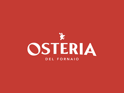 Osteria Italian Restaurant Logo branding logo