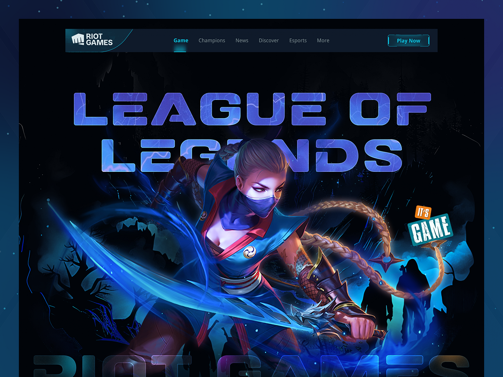 League of Legends website by BetCraft Design on Dribbble