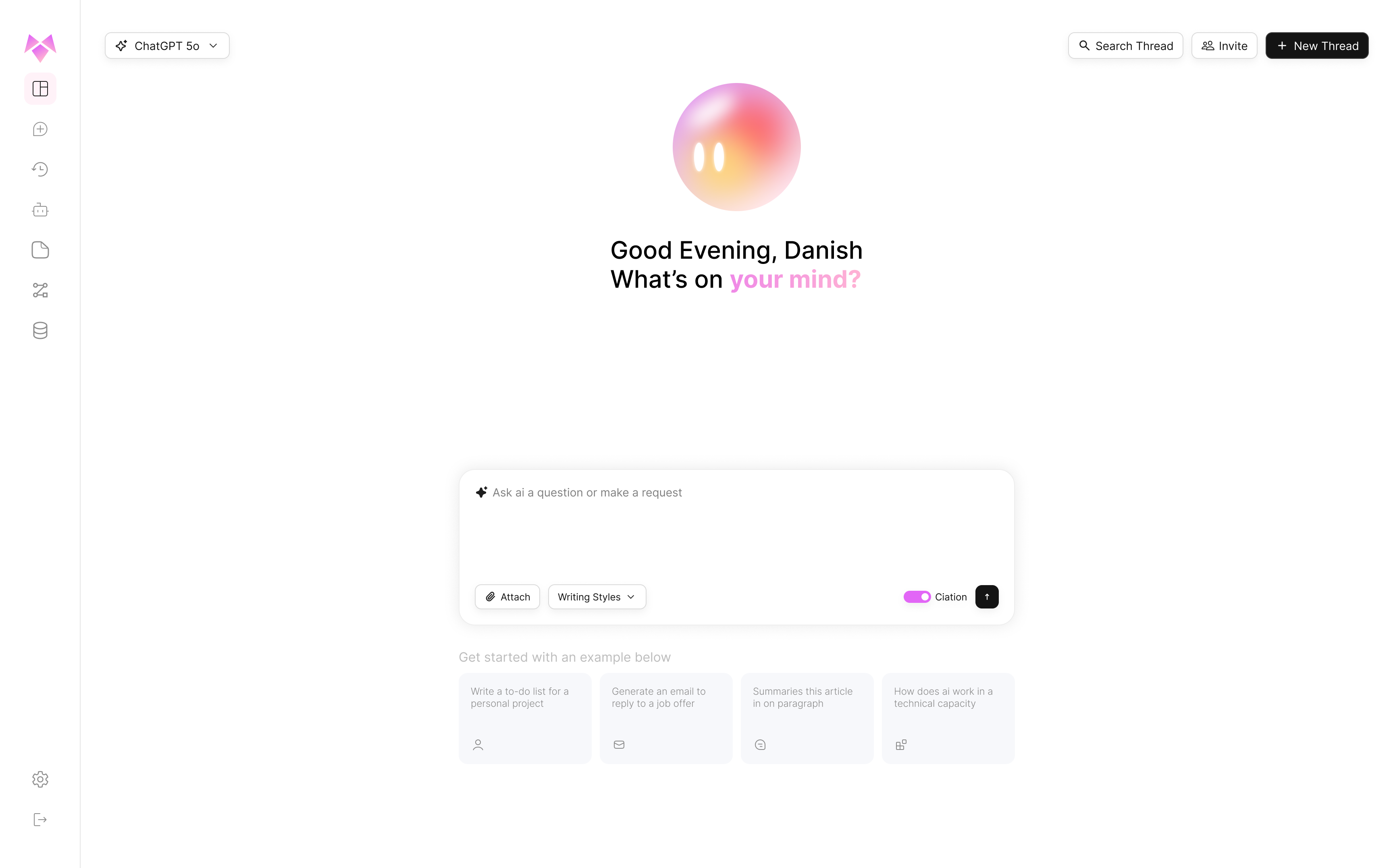 Milo: An AI Assistant with Personality by Danish Suhail on Dribbble