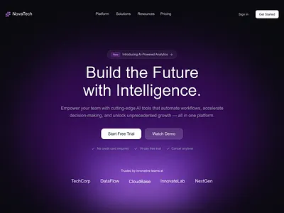 AI Powered Website branding design graphic design illustration trendy design ui ux