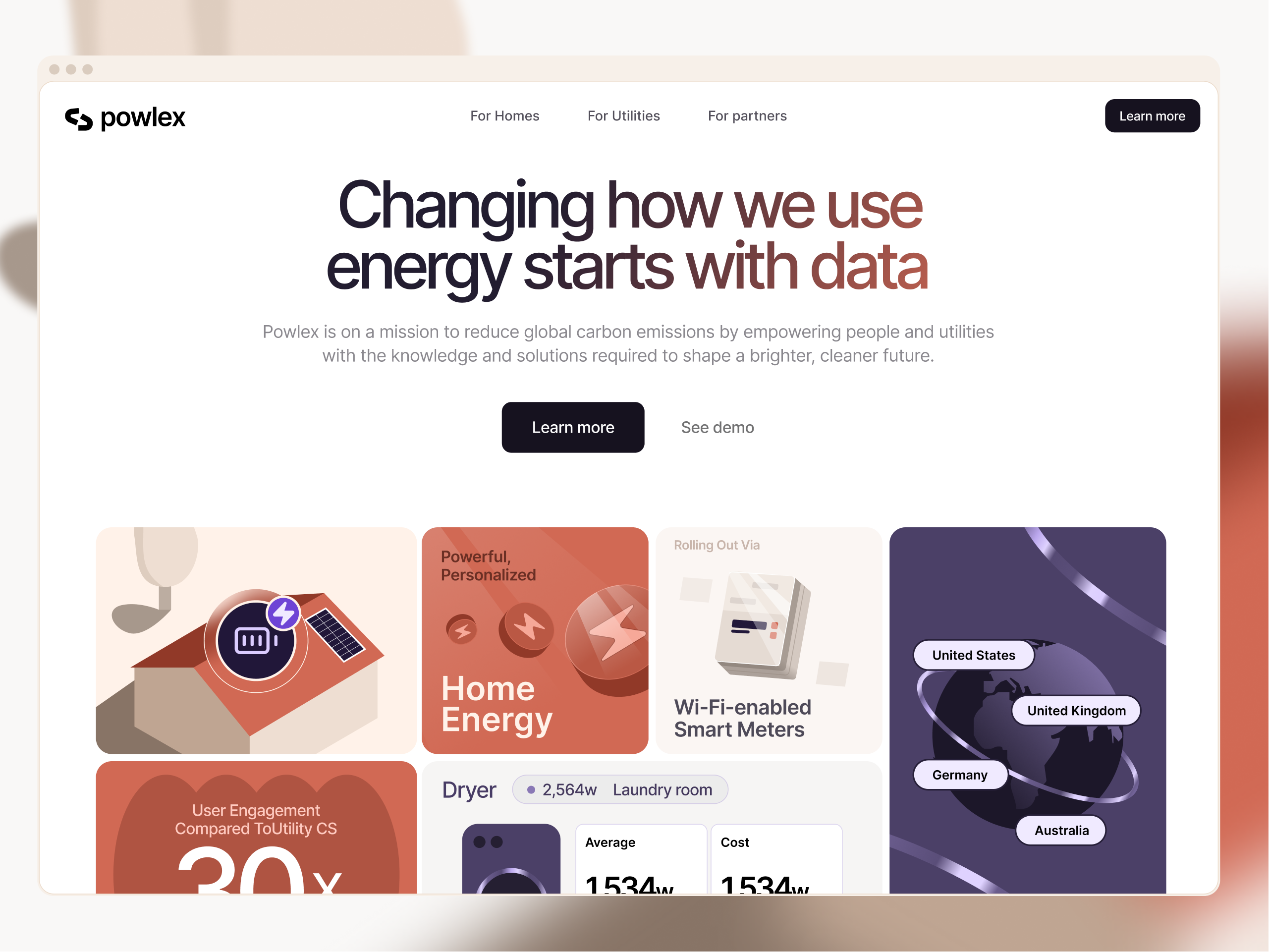 Powlex - webdesign brand branding design digital graphic design hero illustration inspiration landing landingpage logo product ui visual web webdesign