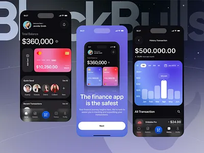 Finance mobile application ui design application banking blockchain clean ui crypto wallet cryptocurrency design digital wallet exchange finance finance app fintech minimal ui mobile app mobile ui modern ui payments ui ux wallet design