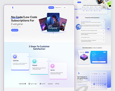 Agency Website Landing Page agency agency homepage ui agency landing page agency website design agency website digital agency homepage finance agency fintech agency modern web design software agency