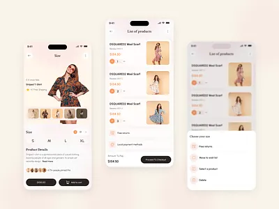 Fashion Store Mobile App UI app clothing store e commerce fashion fashion app fashion store fashion store app luxury store app mobile app online store product filter shop store style inspiration app ui