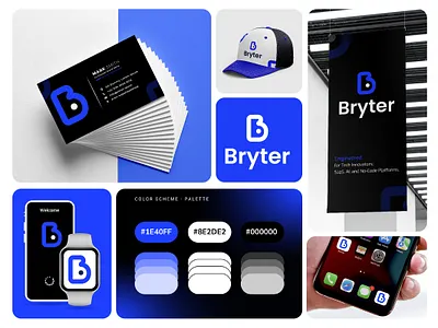 Bryter Modern Logo Concept b letter b logo brand identity brand mark branding idea bryter logo business identity clean logo company logo corporate logo creative brand digital brand innovation logo minimalist logo modern branding modern logo professional brand simple logo startup brand tech logo