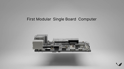 Axon-Mini 3d 3d animation 3d motion advertisement after effects animation blender board branding chipset computer computer board electronic introducing material motion design motion graphics teaser technology ui