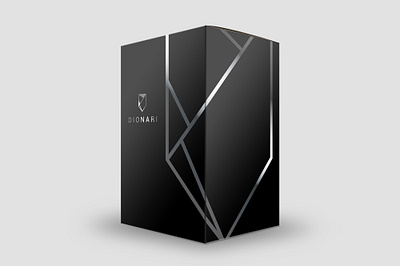 DIONARI Box Design black box clean cleaner creative design elegant exclusive glass label luxury minimal modern packaging premium print professional