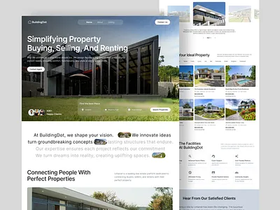 BuildingDot - Real Estate Landing Page branding custom website design figma design figma website fullstack development fullstack website graphic design logo motion graphics ui ui ux design user interface design web design webflow design webflow development website design website mockup wordpress wordpress website