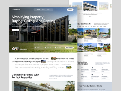BuildingDot - Real Estate Landing Page branding custom website design figma design figma website fullstack development fullstack website graphic design logo motion graphics ui ui ux design user interface design web design webflow design webflow development website design website mockup wordpress wordpress website
