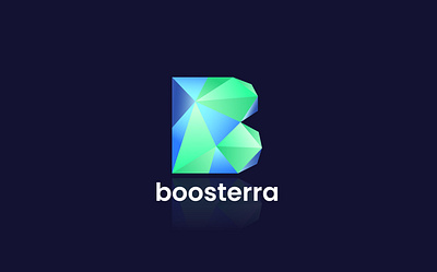 Boosterra - Branding featuring B geometric logo b logo brand designer branding geometric logo logo modern logo