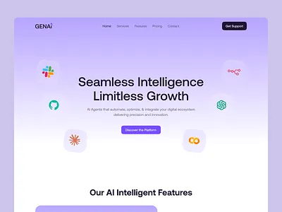 AI Agent Web Design — Artificial Intelligence for Automation agent mode agentic agentic ai agentic ai web design ai ai agent ai agent website ai powered business growth ai saas website design ai web design artificial intelligence automation business automation chatgpt framer hero section n8n software as a service web design webflow