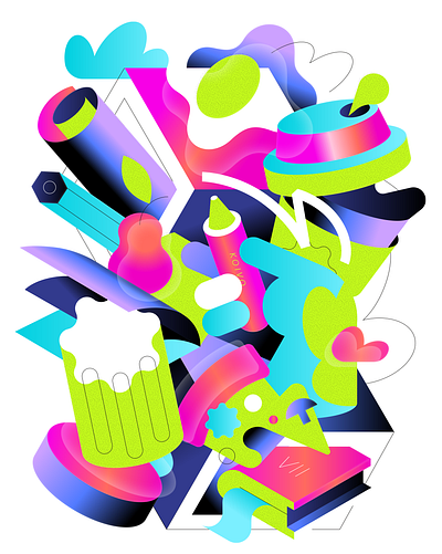 Random Things art book coffee creativity education food learning