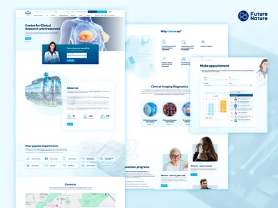 Acibadem Hospitals - Redesign bulgaria freelance future nature design graphic design healthcare hospital interaction design ui ux web design