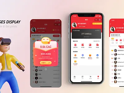 Shopping app design illustration shopping ui design