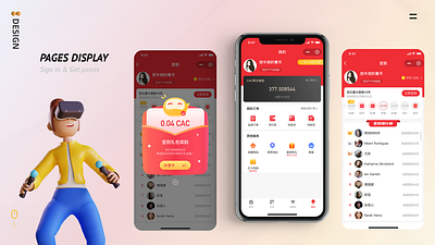 Shopping app design illustration shopping ui design