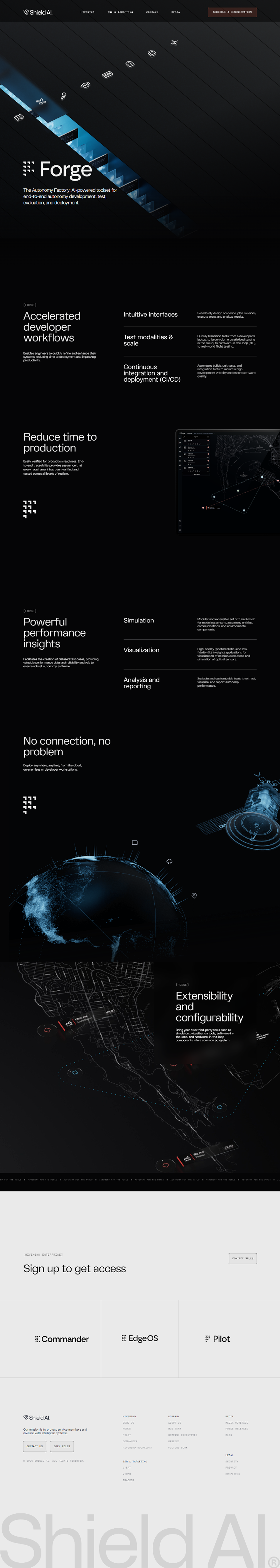 Website - Forge Section