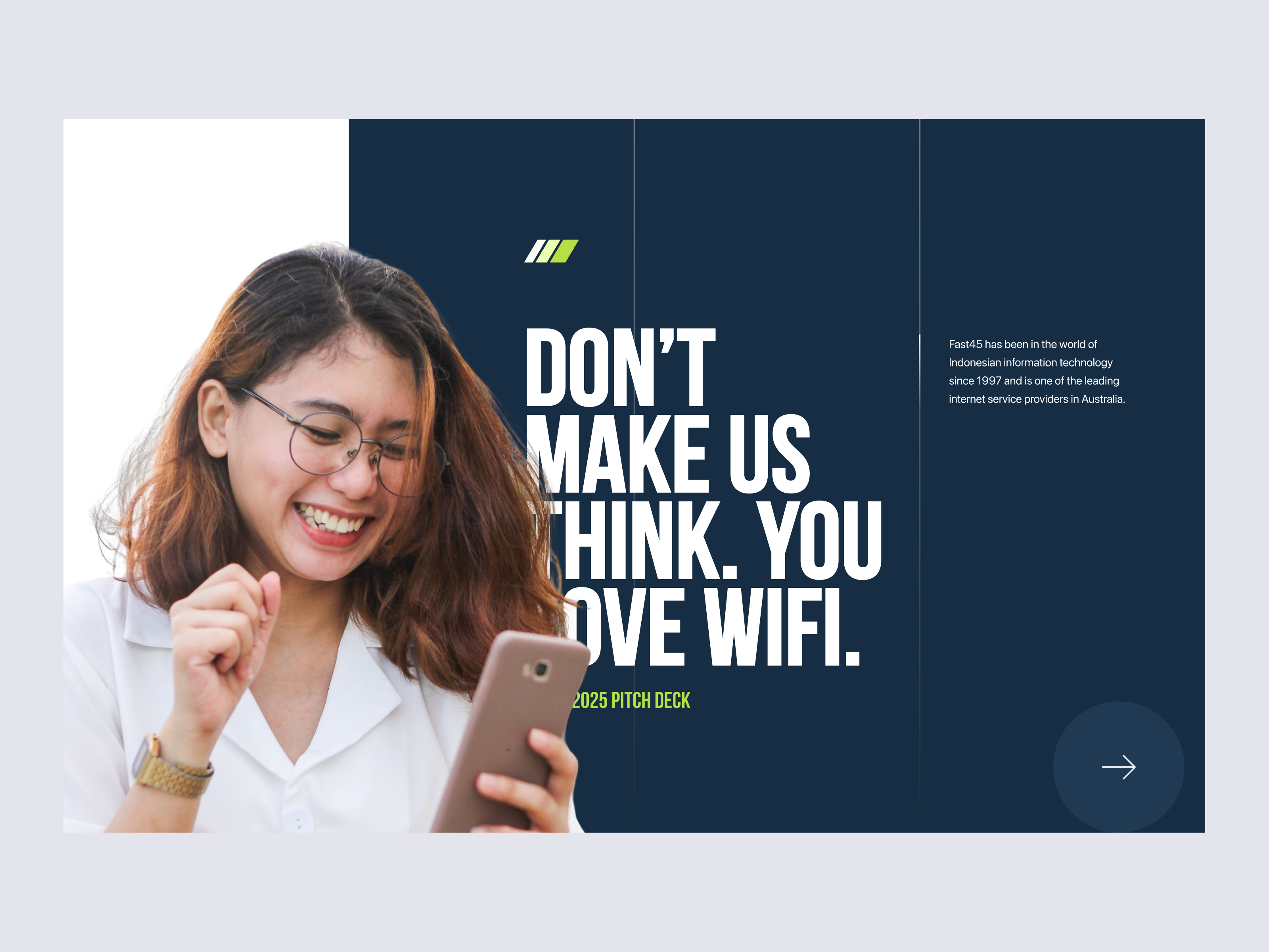 Example of Pitch Deck / Presentation Design