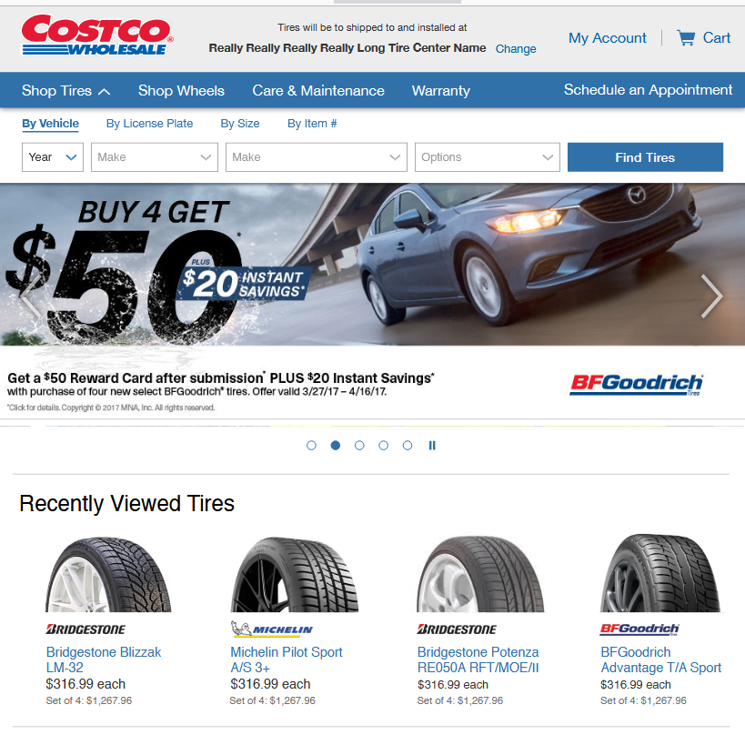 Landing Page + Product Search