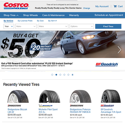 Landing Page + Product Search