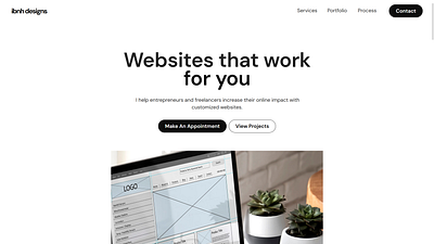 IbnH Portfolio figma framer responsive ui webdesign