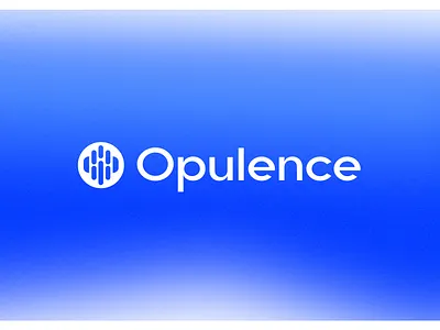 Opulence AI Voice Agent for Construction Logo Design ai branding construction graphic design identity logo minimal visual