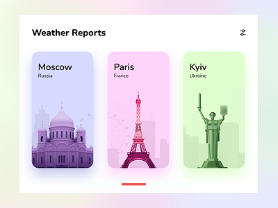 Weather Report Dashboard adobe branding dashboard data visualization design illustration figma minimalism ui ux vector weather ui
