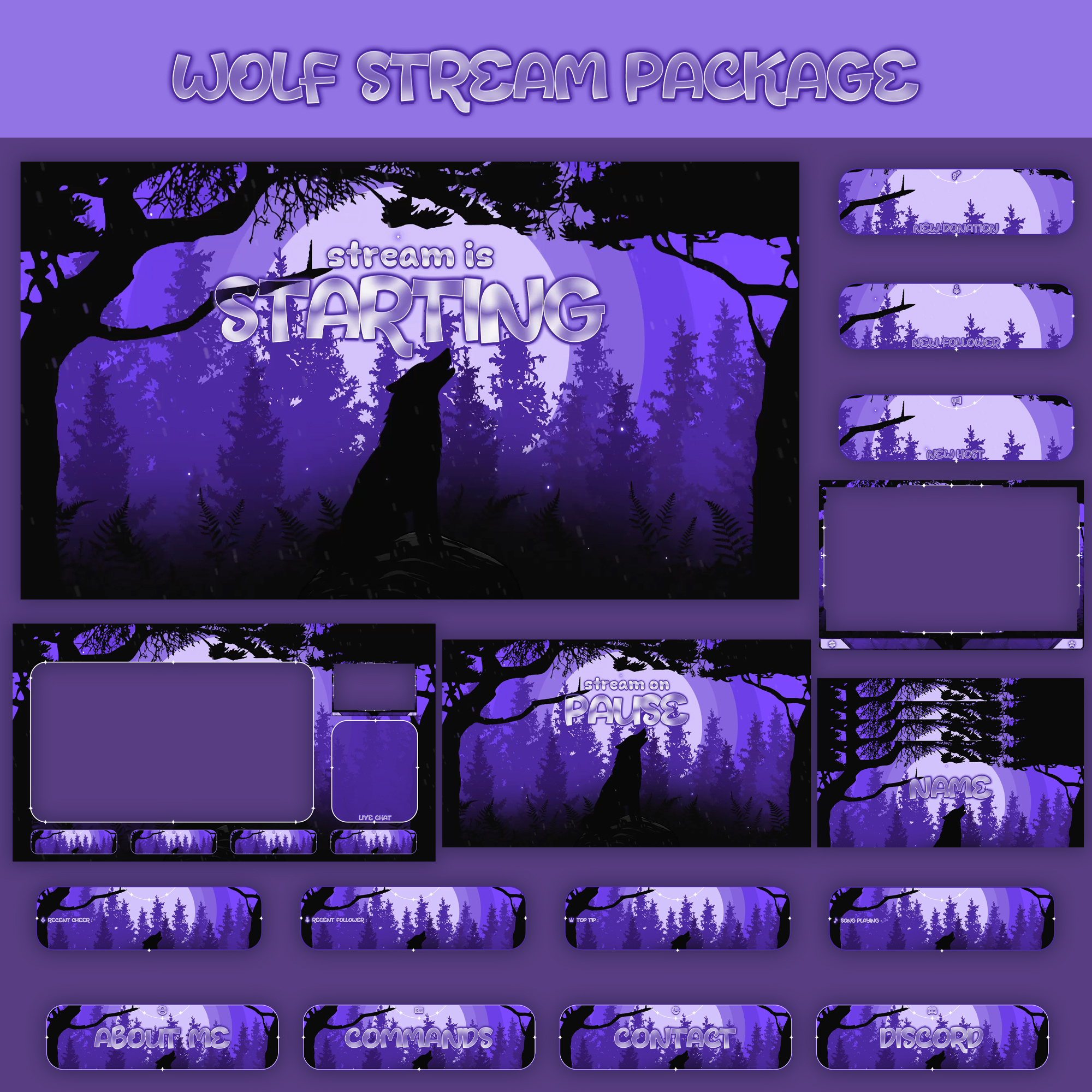Example of Complete Stream Overlay Design Package