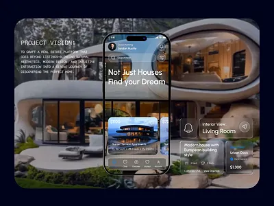 Natura | House Rental App | Modern UI/UX Design animation app design design house rental mobile app modern app modern ui pixxen pixxen studio real estate app rental app ui ui ux ux design