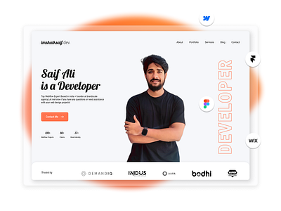 Portfolio design branding logo prototype ui uiux webdesign