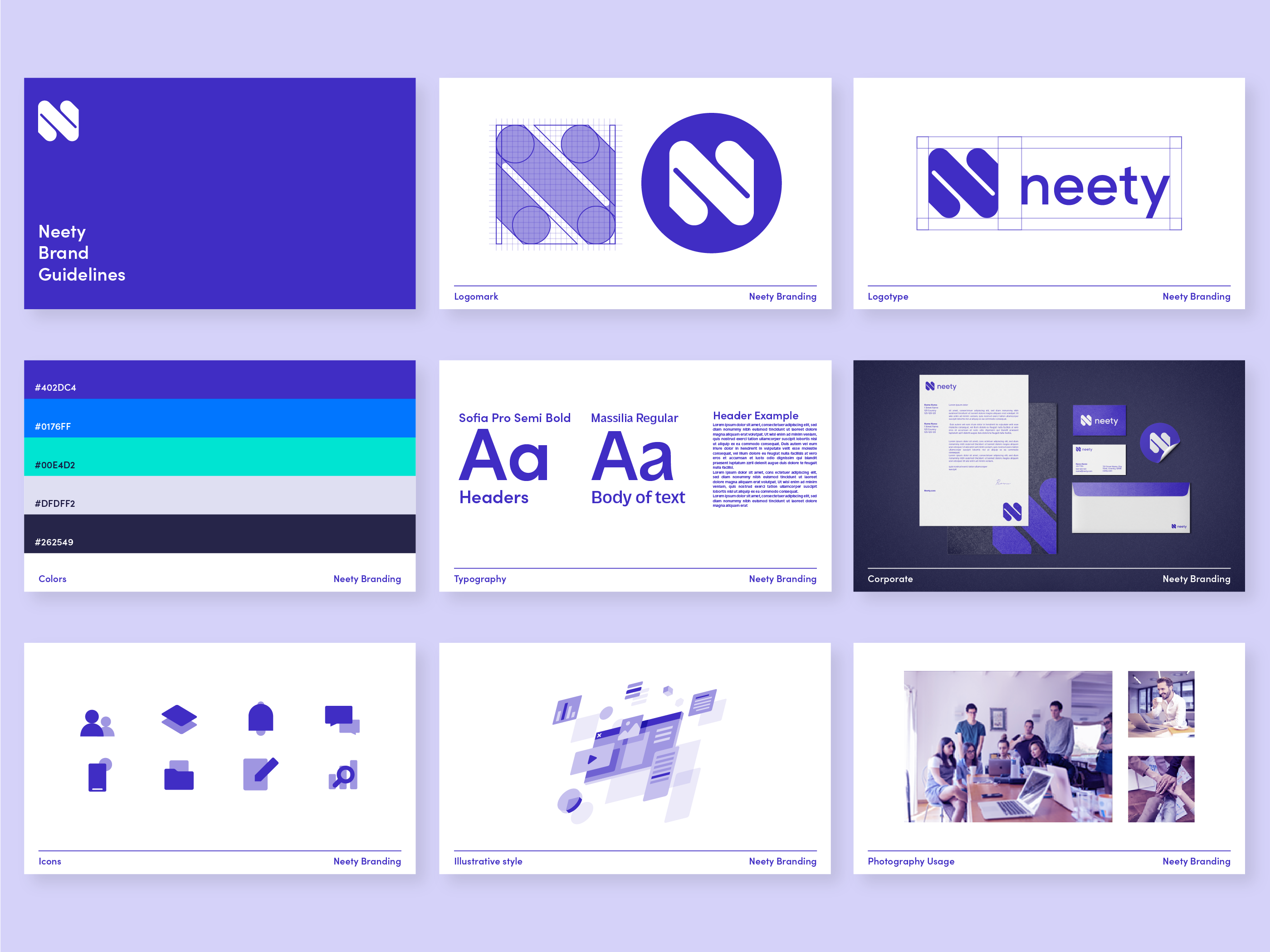 Example of Neety Branding
