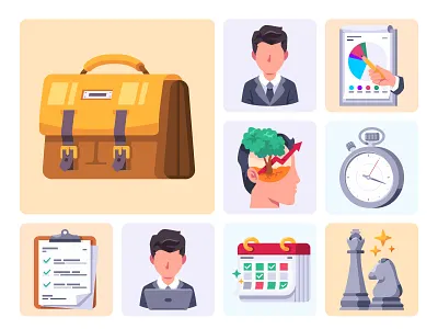 Business Vol.1 - BukeSpecial design icon icon app iconography iconset ui
