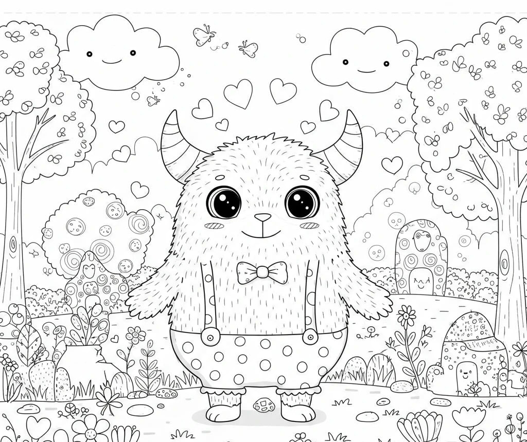 Example of Kids & Adult Coloring Pages
